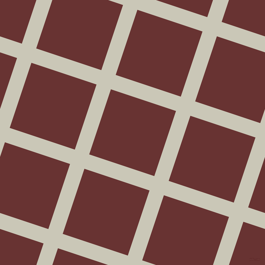 72/162 degree angle diagonal checkered chequered lines, 51 pixel lines width, 231 pixel square size, Chrome White and Persian Plum plaid checkered seamless tileable