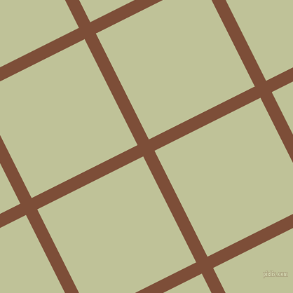 27/117 degree angle diagonal checkered chequered lines, 18 pixel line width, 169 pixel square size, Cigar and Green Mist plaid checkered seamless tileable
