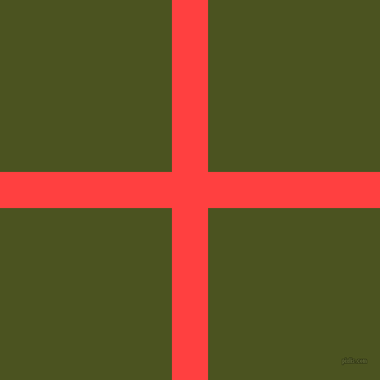 checkered chequered horizontal vertical lines, 51 pixel lines width, 486 pixel square size, Coral Red and Army green plaid checkered seamless tileable