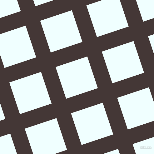 18/108 degree angle diagonal checkered chequered lines, 49 pixel lines width, 107 pixel square size, Cowboy and Azure plaid checkered seamless tileable
