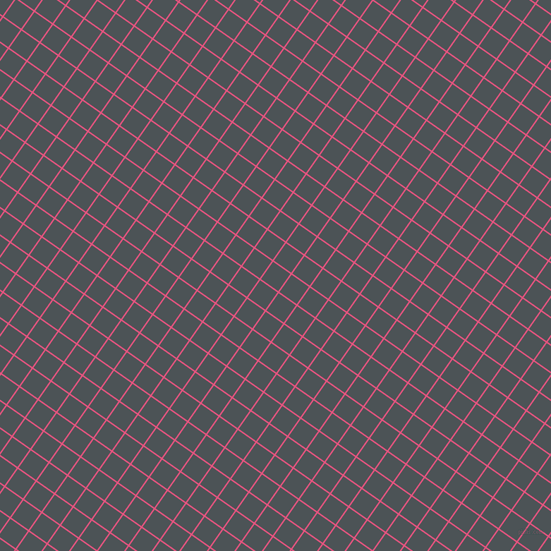 55/145 degree angle diagonal checkered chequered lines, 2 pixel line width, 30 pixel square size, Dark Pink and Trout plaid checkered seamless tileable