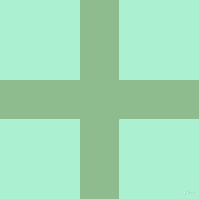 checkered chequered horizontal vertical lines, 126 pixel line width, 511 pixel square size, Dark Sea Green and Magic Mint plaid checkered seamless tileable