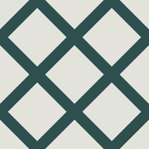 45/135 degree angle diagonal checkered chequered lines, 37 pixel lines width, 138 pixel square size, Dark Slate Grey and Snow Drift plaid checkered seamless tileable