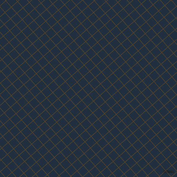 41/131 degree angle diagonal checkered chequered lines, 2 pixel line width, 26 pixel square size, Deep Bronze and Midnight plaid checkered seamless tileable