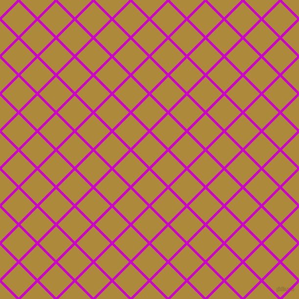 45/135 degree angle diagonal checkered chequered lines, 5 pixel lines width, 49 pixel square size, Deep Magenta and Alpine plaid checkered seamless tileable