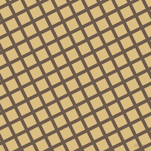 27/117 degree angle diagonal checkered chequered lines, 11 pixel line width, 34 pixel square size, Domino and Straw plaid checkered seamless tileable