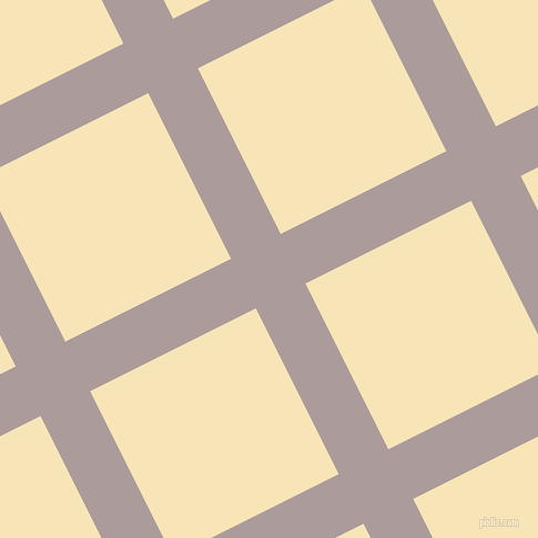 27/117 degree angle diagonal checkered chequered lines, 50 pixel line width, 167 pixel square size, Dusty Grey and Barley White plaid checkered seamless tileable