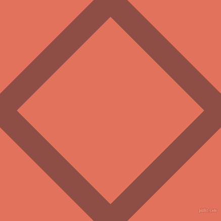 45/135 degree angle diagonal checkered chequered lines, 47 pixel line width, 262 pixel square size, El Salva and Terra Cotta plaid checkered seamless tileable