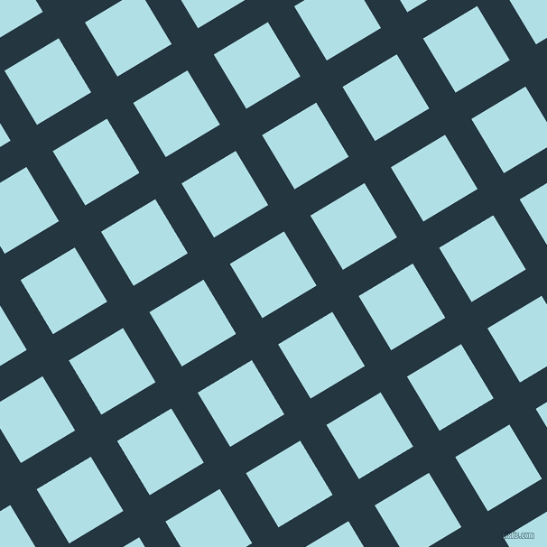 31/121 degree angle diagonal checkered chequered lines, 34 pixel line width, 70 pixel square size, Elephant and Powder Blue plaid checkered seamless tileable