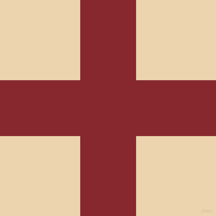 checkered chequered horizontal vertical lines, 179 pixel line width, 513 pixel square size, Flame Red and Givry plaid checkered seamless tileable
