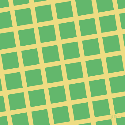 9/99 degree angle diagonal checkered chequered lines, 15 pixel lines width, 52 pixel square size, Flax and Fern plaid checkered seamless tileable