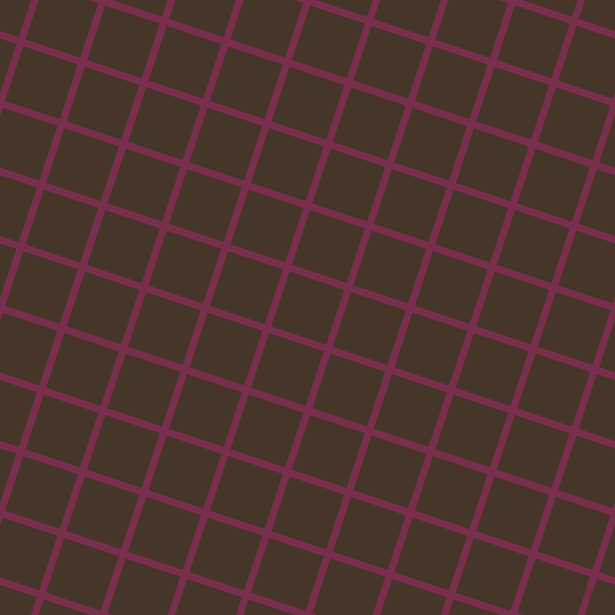 72/162 degree angle diagonal checkered chequered lines, 8 pixel lines width, 65 pixel square size, Flirt and Woodburn plaid checkered seamless tileable