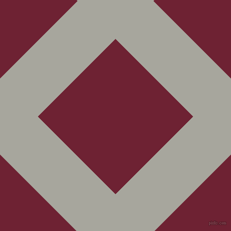 45/135 degree angle diagonal checkered chequered lines, 108 pixel lines width, 221 pixel square size, Foggy Grey and Claret plaid checkered seamless tileable