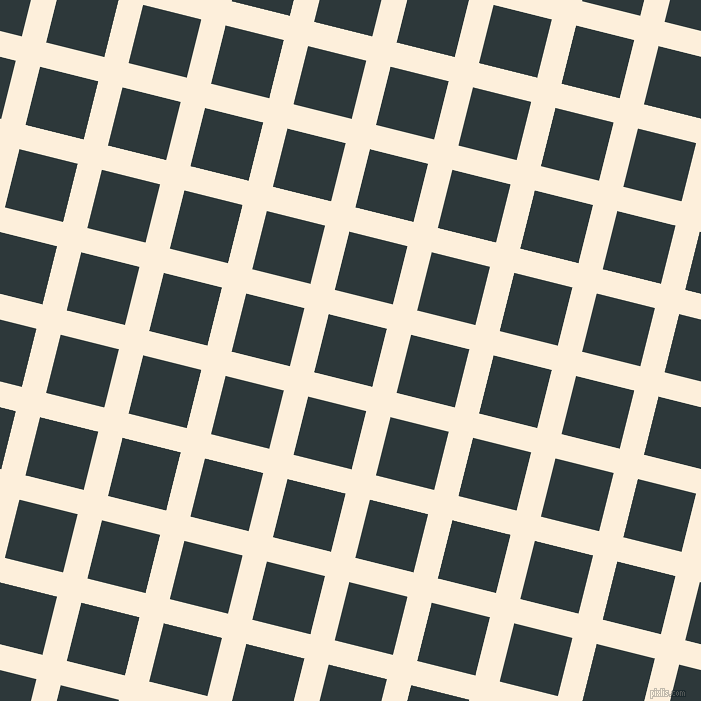 76/166 degree angle diagonal checkered chequered lines, 25 pixel line width, 60 pixel square size, Forget Me Not and Outer Space plaid checkered seamless tileable