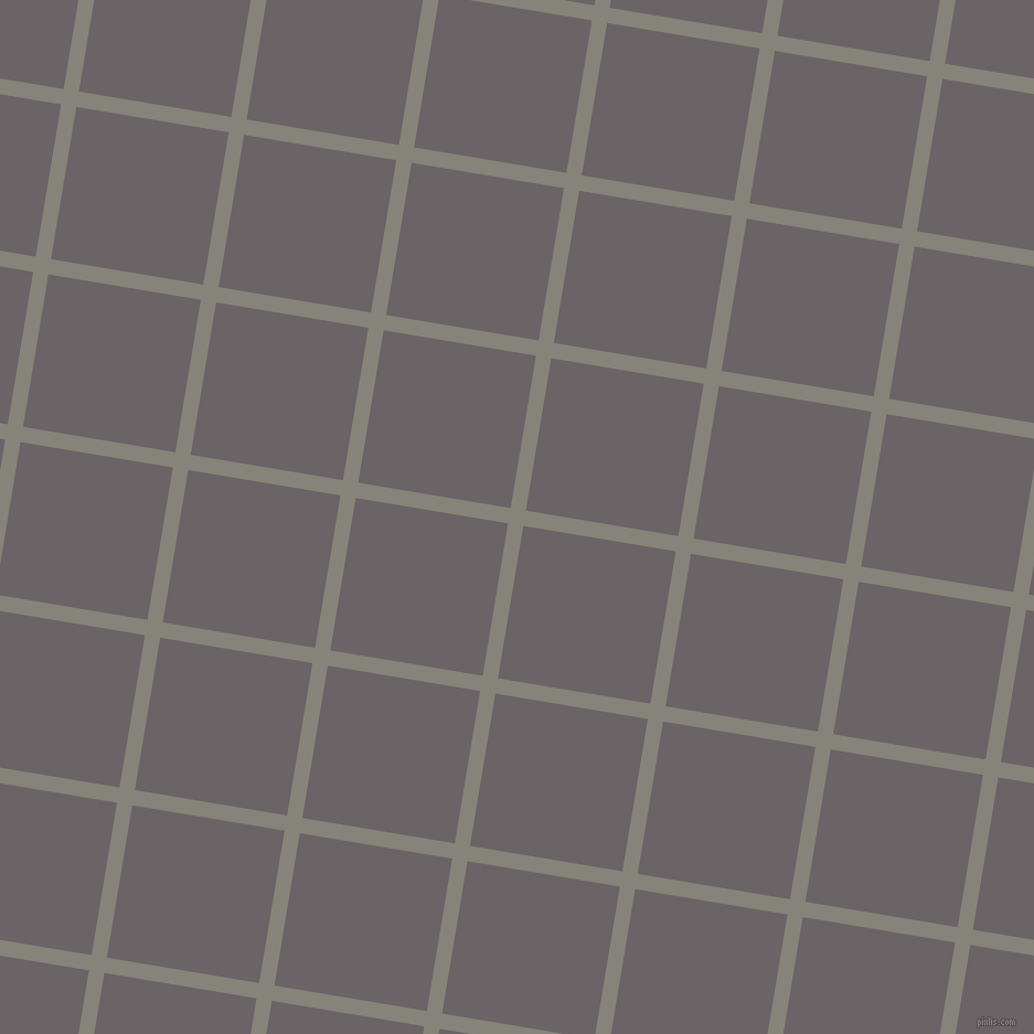 81/171 degree angle diagonal checkered chequered lines, 14 pixel line width, 140 pixel square size, Friar Grey and Scorpion plaid checkered seamless tileable
