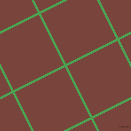 27/117 degree angle diagonal checkered chequered lines, 8 pixel line width, 190 pixel square size, Fruit Salad and Bole plaid checkered seamless tileable