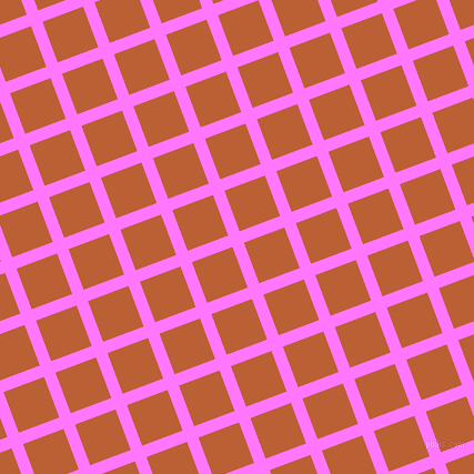 21/111 degree angle diagonal checkered chequered lines, 11 pixel line width, 39 pixel square size, Fuchsia Pink and Smoke Tree plaid checkered seamless tileable