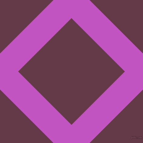 45/135 degree angle diagonal checkered chequered lines, 84 pixel line width, 248 pixel square size, Fuchsia and Tawny Port plaid checkered seamless tileable