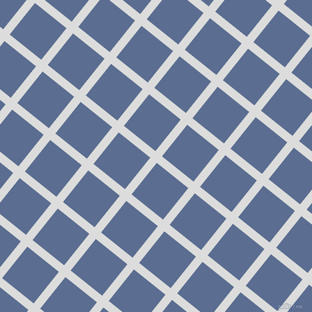 51/141 degree angle diagonal checkered chequered lines, 12 pixel lines width, 58 pixel square size, Gainsboro and Waikawa Grey plaid checkered seamless tileable