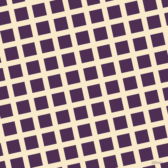 13/103 degree angle diagonal checkered chequered lines, 18 pixel lines width, 42 pixel square size, Gin Fizz and Hot Purple plaid checkered seamless tileable