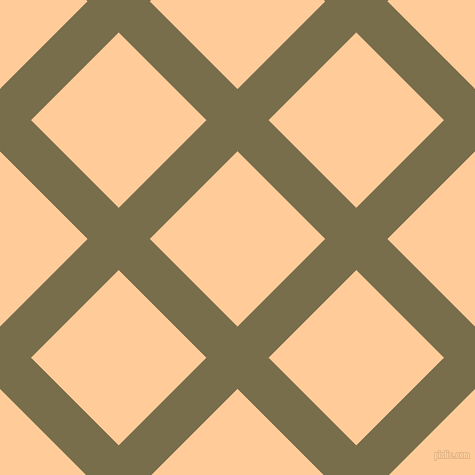 45/135 degree angle diagonal checkered chequered lines, 44 pixel lines width, 124 pixel square size, Go Ben and Peach-Orange plaid checkered seamless tileable