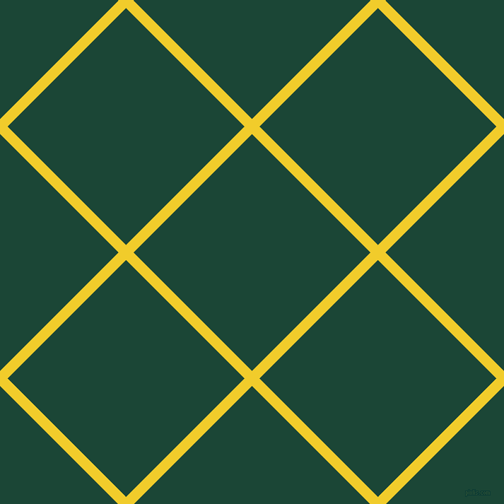 45/135 degree angle diagonal checkered chequered lines, 15 pixel line width, 237 pixel square size, Golden Dream and Sherwood Green plaid checkered seamless tileable