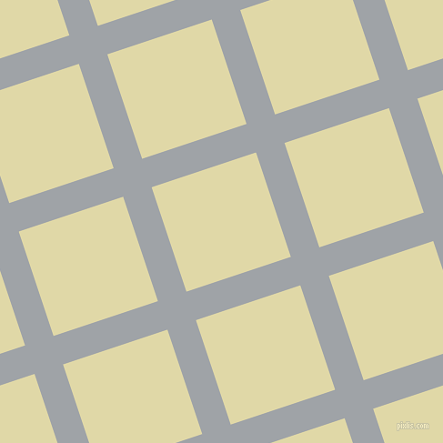 18/108 degree angle diagonal checkered chequered lines, 33 pixel line width, 121 pixel square size, Grey Chateau and Mint Julep plaid checkered seamless tileable