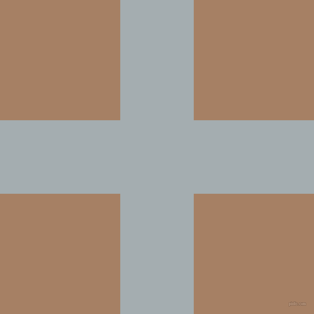checkered chequered horizontal vertical lines, 151 pixel line width, 494 pixel square size, Gull Grey and Medium Wood plaid checkered seamless tileable