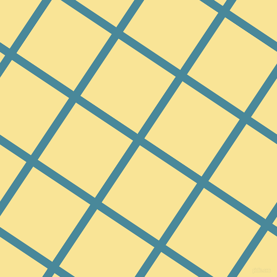 56/146 degree angle diagonal checkered chequered lines, 16 pixel line width, 135 pixel square size, Hippie Blue and Vis Vis plaid checkered seamless tileable