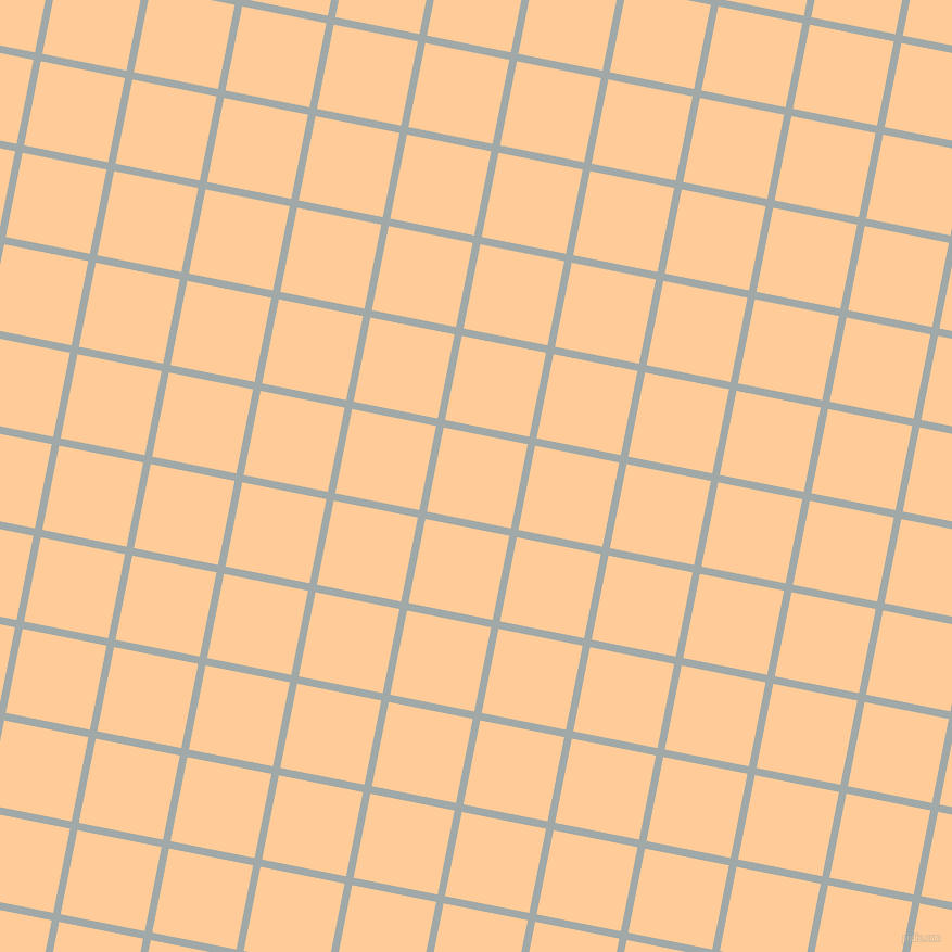 79/169 degree angle diagonal checkered chequered lines, 7 pixel lines width, 79 pixel square size, Hit Grey and Peach-Orange plaid checkered seamless tileable