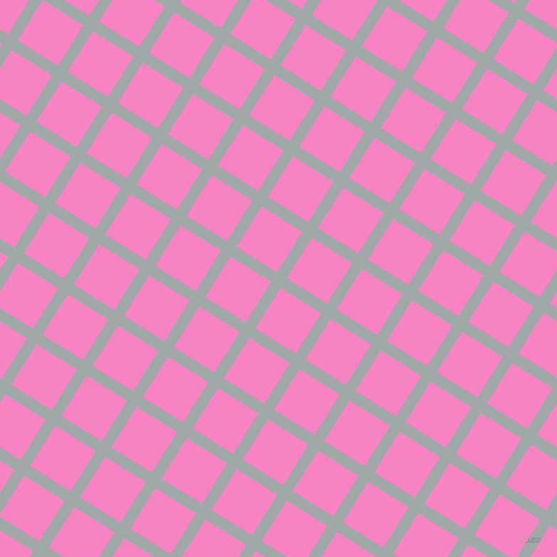 58/148 degree angle diagonal checkered chequered lines, 16 pixel lines width, 67 pixel square size, Hit Grey and Tea Rose plaid checkered seamless tileable