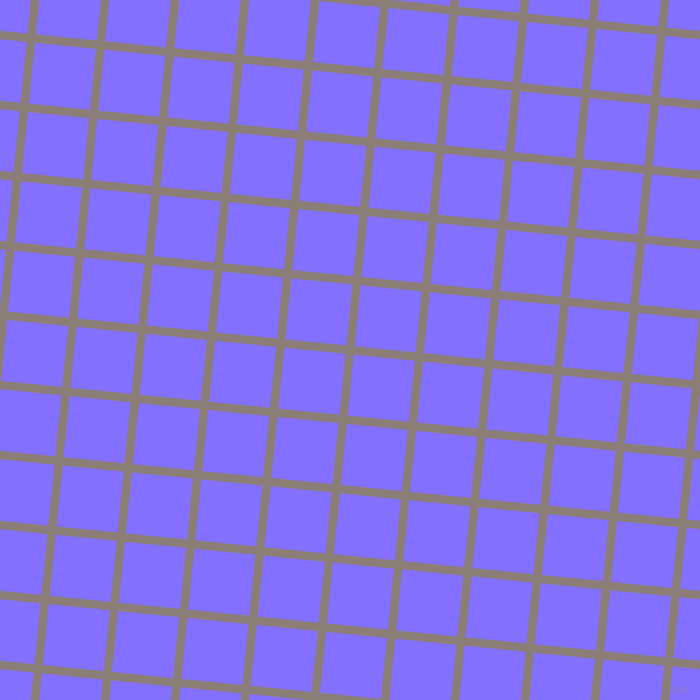 84/174 degree angle diagonal checkered chequered lines, 12 pixel lines width, 88 pixel square size, Hurricane and Light Slate Blue plaid checkered seamless tileable