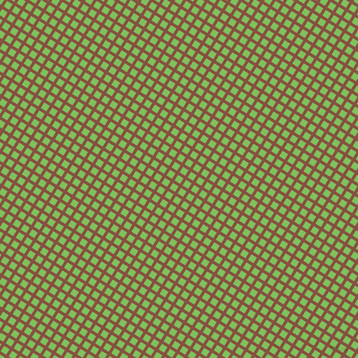 58/148 degree angle diagonal checkered chequered lines, 6 pixel line width, 13 pixel square size, Ironstone and Mantis plaid checkered seamless tileable