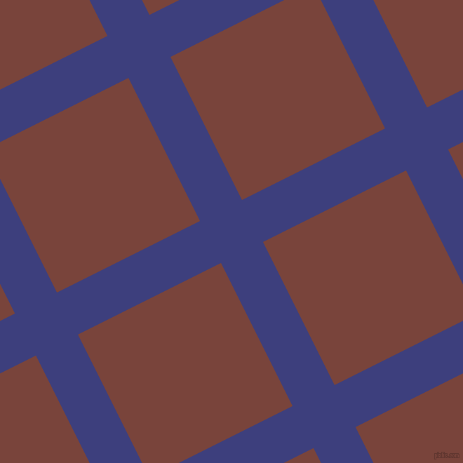 27/117 degree angle diagonal checkered chequered lines, 67 pixel lines width, 228 pixel square size, Jacksons Purple and Bole plaid checkered seamless tileable