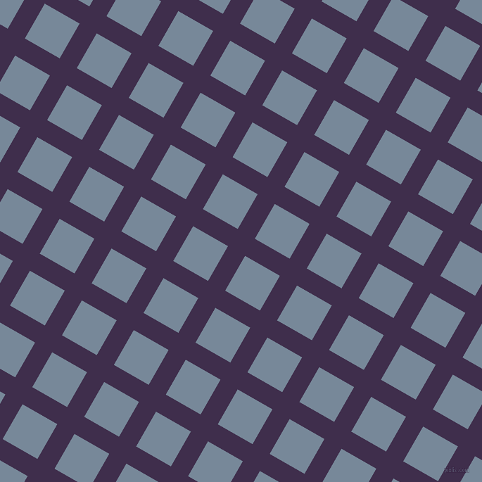 60/150 degree angle diagonal checkered chequered lines, 28 pixel lines width, 57 pixel square size, Jagger and Light Slate Grey plaid checkered seamless tileable