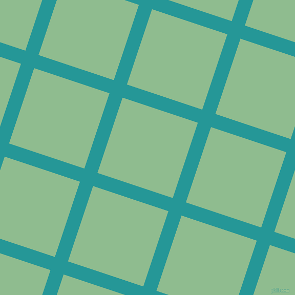 72/162 degree angle diagonal checkered chequered lines, 27 pixel line width, 155 pixel square size, Java and Dark Sea Green plaid checkered seamless tileable