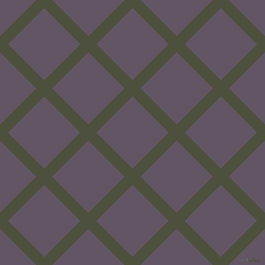 45/135 degree angle diagonal checkered chequered lines, 23 pixel line width, 104 pixel square size, Kelp and Fedora plaid checkered seamless tileable