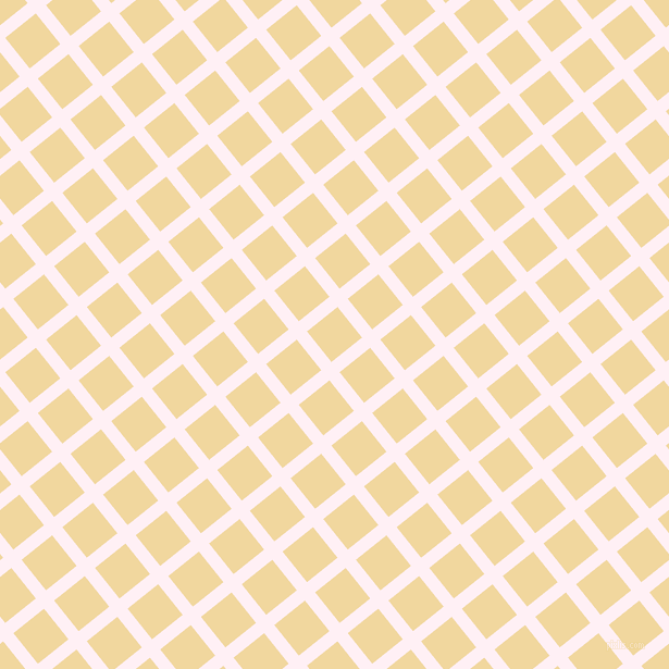 39/129 degree angle diagonal checkered chequered lines, 12 pixel lines width, 36 pixel square size, Lavender Blush and Splash plaid checkered seamless tileable