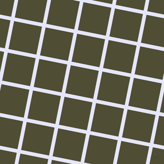79/169 degree angle diagonal checkered chequered lines, 15 pixel lines width, 116 pixel square size, Lavender and Camouflage plaid checkered seamless tileable