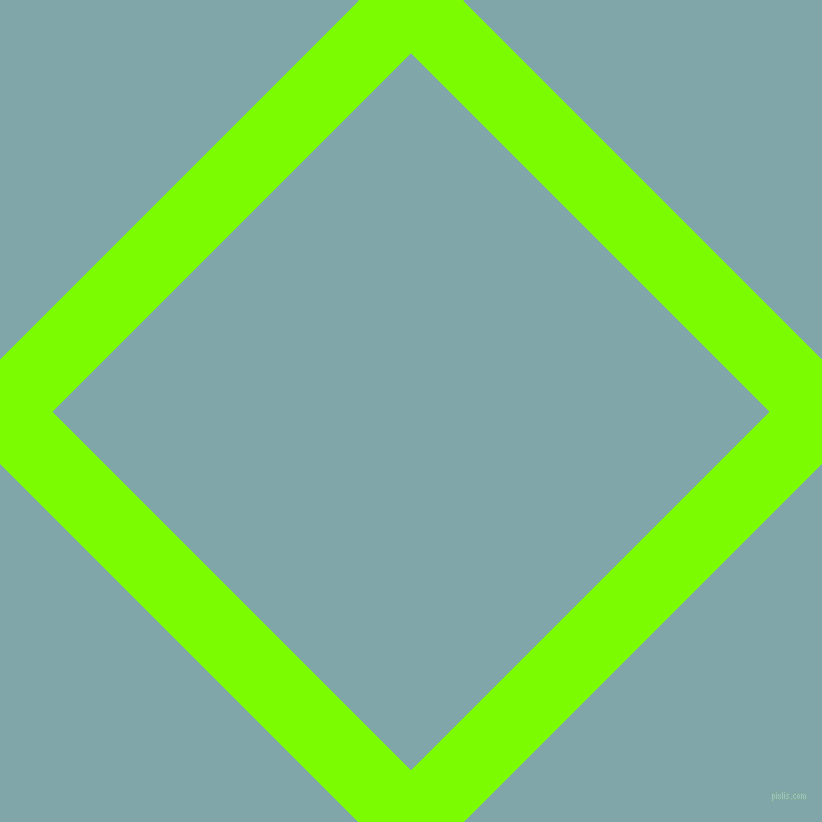 45/135 degree angle diagonal checkered chequered lines, 74 pixel lines width, 507 pixel square size, Lawn Green and Ziggurat plaid checkered seamless tileable