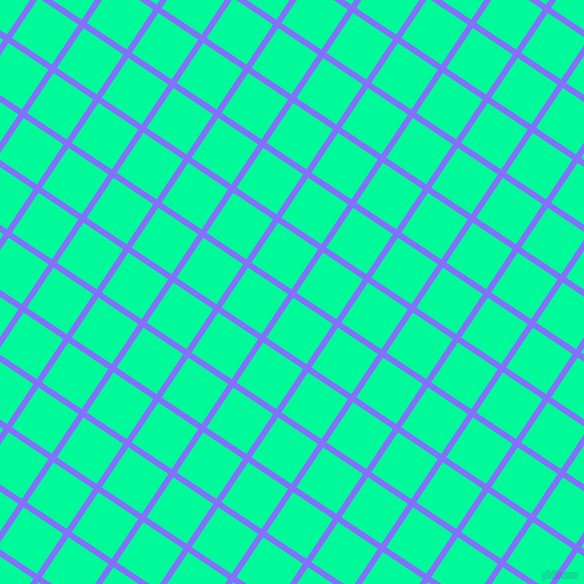 56/146 degree angle diagonal checkered chequered lines, 6 pixel line width, 48 pixel square size, Light Slate Blue and Medium Spring Green plaid checkered seamless tileable