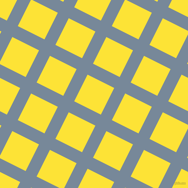 63/153 degree angle diagonal checkered chequered lines, 39 pixel line width, 95 pixel square size, Light Slate Grey and Gorse plaid checkered seamless tileable
