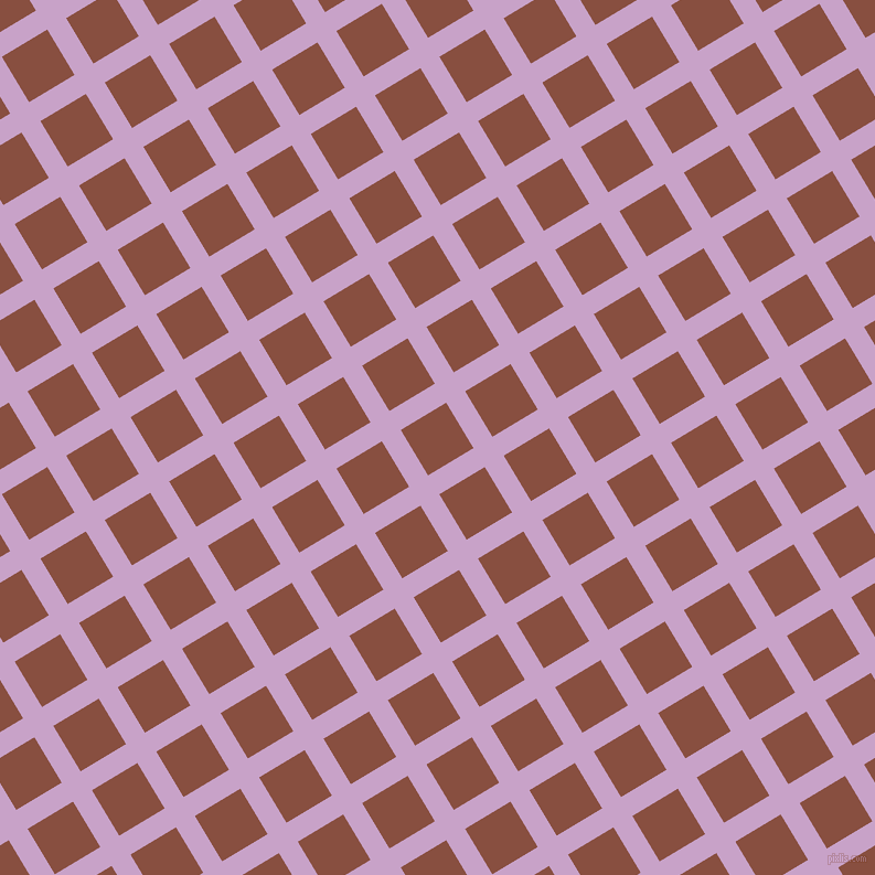 31/121 degree angle diagonal checkered chequered lines, 20 pixel lines width, 48 pixel square size, Lilac and Mule Fawn plaid checkered seamless tileable
