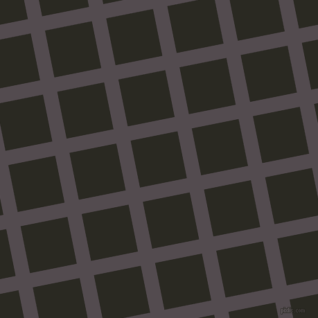 11/101 degree angle diagonal checkered chequered lines, 21 pixel line width, 69 pixel square size, Liver and Maire plaid checkered seamless tileable