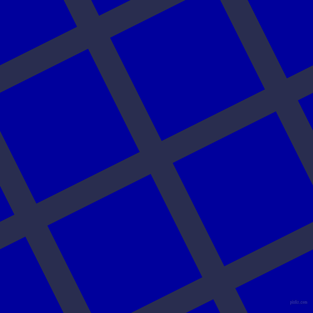 27/117 degree angle diagonal checkered chequered lines, 50 pixel lines width, 235 pixel square size, Lucky Point and New Midnight Blue plaid checkered seamless tileable