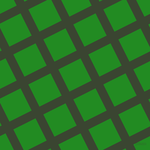 27/117 degree angle diagonal checkered chequered lines, 28 pixel line width, 80 pixel square size, Mallard and Forest Green plaid checkered seamless tileable
