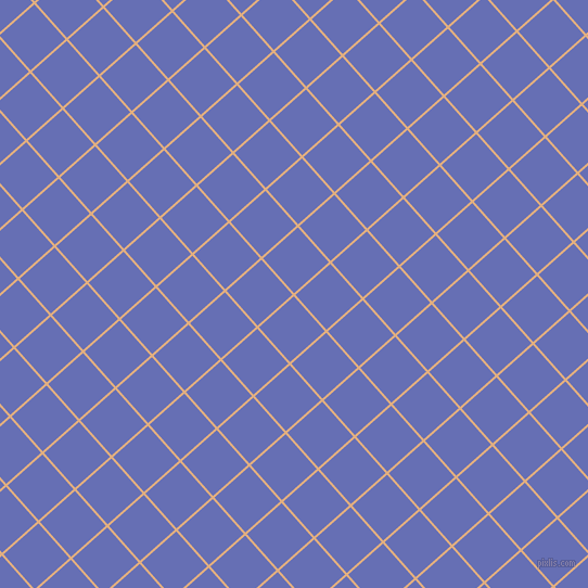42/132 degree angle diagonal checkered chequered lines, 2 pixel lines width, 43 pixel square size, Manhattan and Chetwode Blue plaid checkered seamless tileable