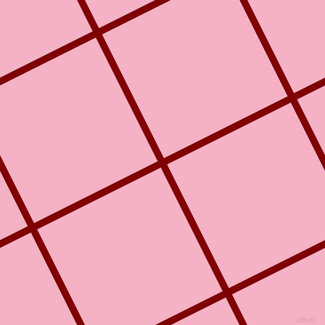 27/117 degree angle diagonal checkered chequered lines, 14 pixel line width, 277 pixel square size, Maroon and Cupid plaid checkered seamless tileable