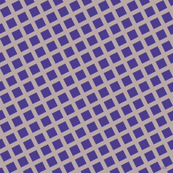 27/117 degree angle diagonal checkered chequered lines, 14 pixel lines width, 29 pixel square size, Martini and Blue Gem plaid checkered seamless tileable