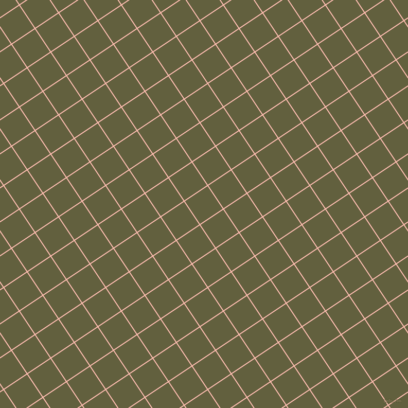 34/124 degree angle diagonal checkered chequered lines, 2 pixel line width, 53 pixel square size, Melon and Verdigris plaid checkered seamless tileable
